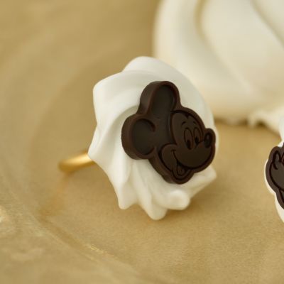 ミッキーマウス/ホイップクリーム&チョコレート リング【ディズニー アクセサリー】