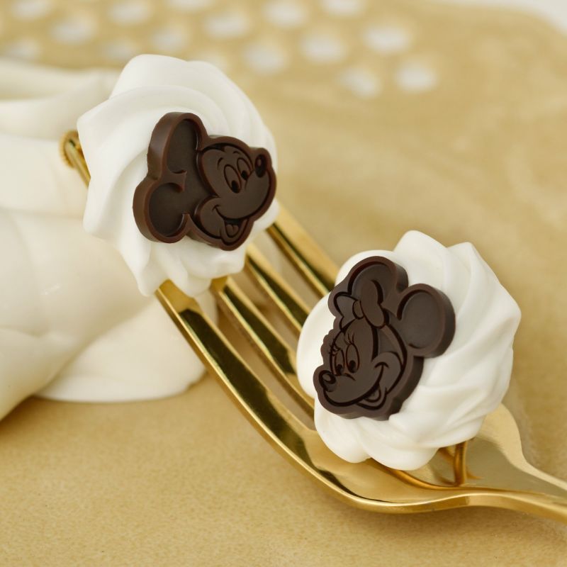 ミッキー&ミニー ホイップクリーム&チョコレート イヤリング（ペア