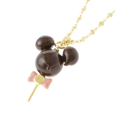 ミッキーマウス/メルティーロリポップチョコレート ネックレス【ディズニー アクセサリー】
