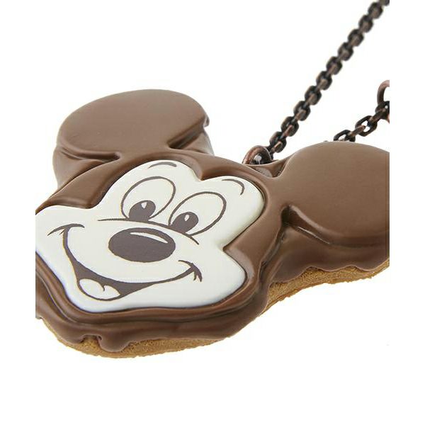 ミッキーマウス / チョコケーキ ネックレス【ディズニー アクセサリー 