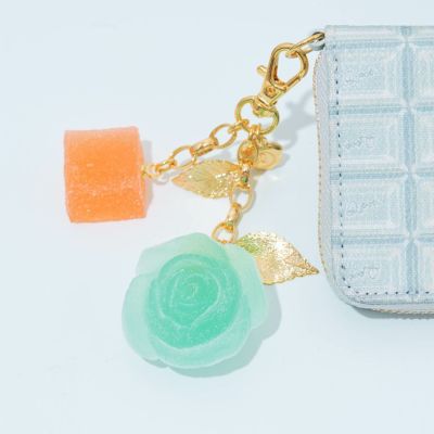 グリーンアップルローズ パート ドゥ フリュイバッグチャーム