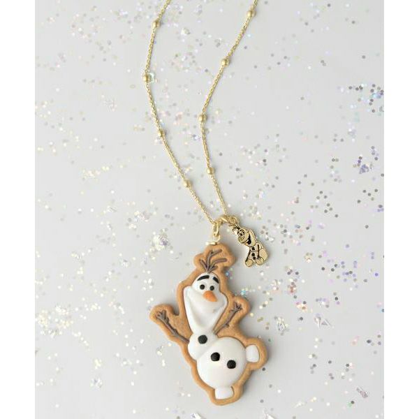アナと雪の女王　ディズニーコラボアクセサリー　オラフ/シュガークッキー ネックレス
