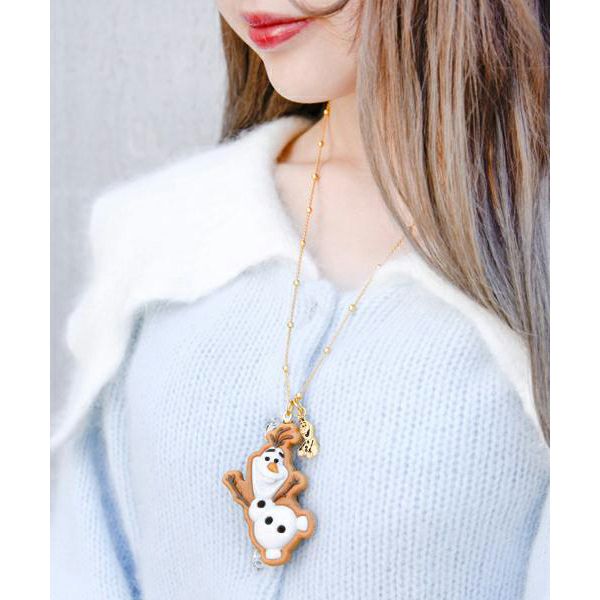 アナと雪の女王　ディズニーコラボアクセサリー　オラフ/シュガークッキー ネックレス