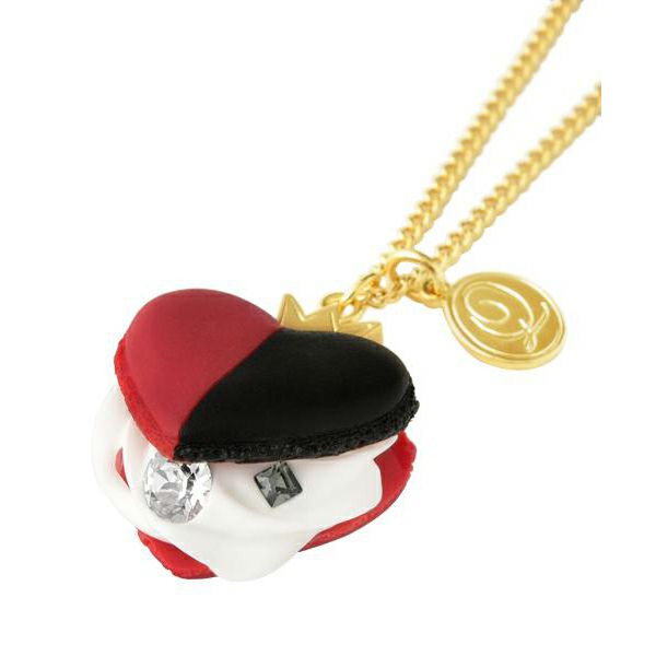 ハートの女王/ハートマカロン ネックレス【ディズニー アクセサリー  