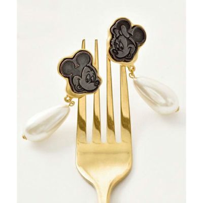 ミッキー&ミニー メルティーチョコレート　ピアス（ペア）【ディズニー アクセサリー】