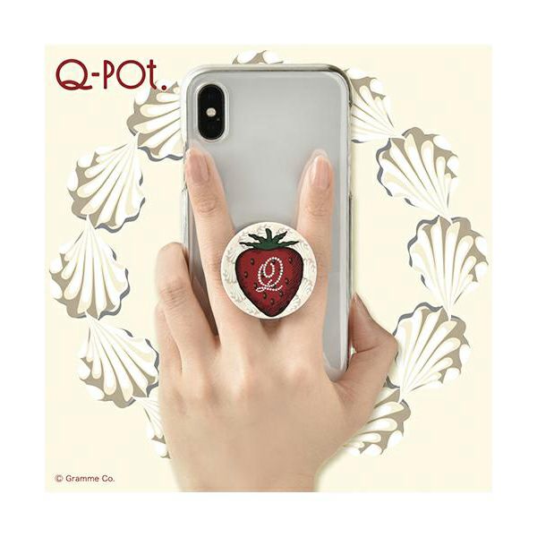 ポップソケッツ スマートフォン グリップ スタンド ストロベリー Q Pot Online Shop