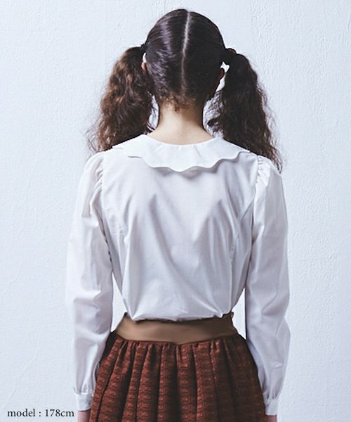 メルトカラー ブラウス (チョコレートリボン) | Q-pot. ONLINE SHOP 