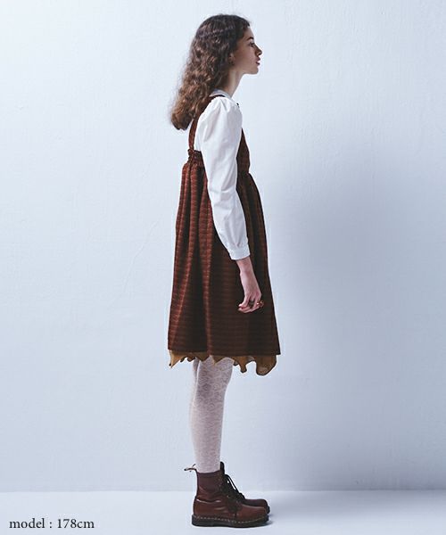 チョコレート スリーブレスドレス | Q-pot. ONLINE SHOP 
