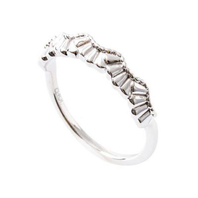 【受注予約】Frilled Cream Ring(K10-White Gold)
