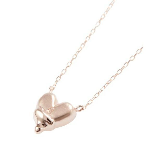 K10/Pink Gold】メルティーハート ネックレス | Q-pot. ONLINE SHOP