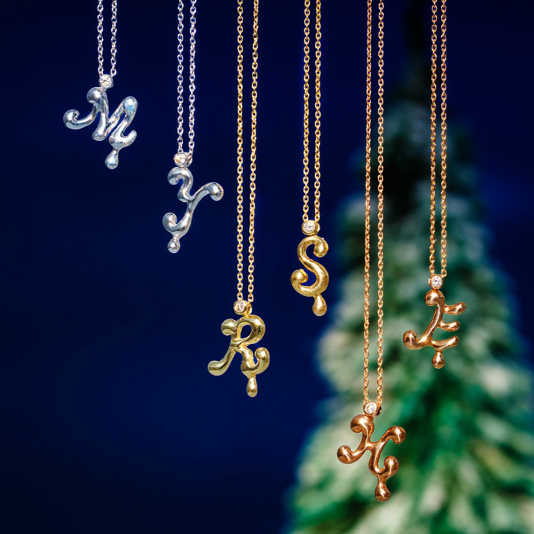 K10】[R]メルティー アルファベット ネックレス | Q-pot. ONLINE SHOP 