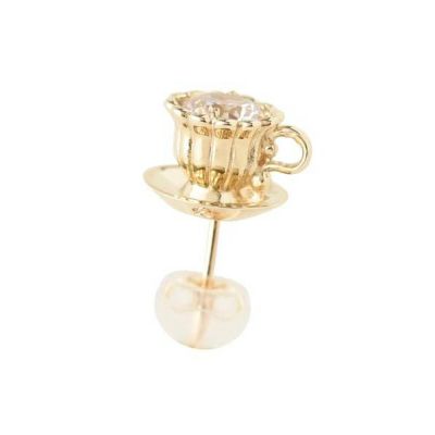 【K10】ティーカップ ピアス