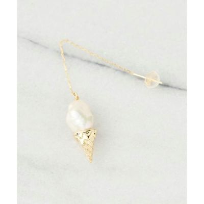 【K10】ピアス/バニラ ジェラート