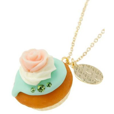 ローズカップケーキ ネックレス
