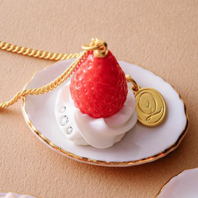 【店舗限定商品】フレッシュストロベリー ネックレス（ホワイト）