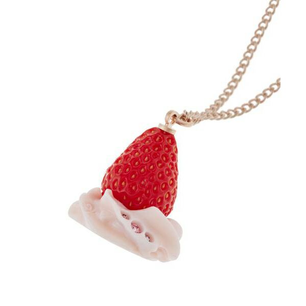 フレッシュストロベリー ネックレス ピンク オンラインショップ限定