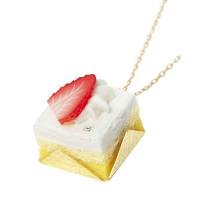 ストロベリー ショートケーキ プチケーキ ネックレス Q Pot Online Shop