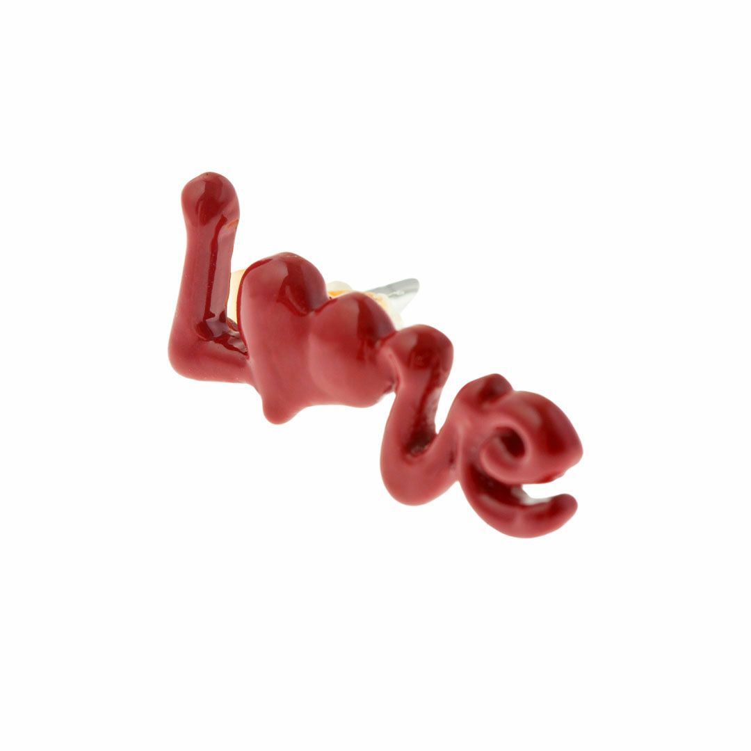 ケチャップ LOVE グッドラッグ ピアス【ハンバーガーシリーズ】