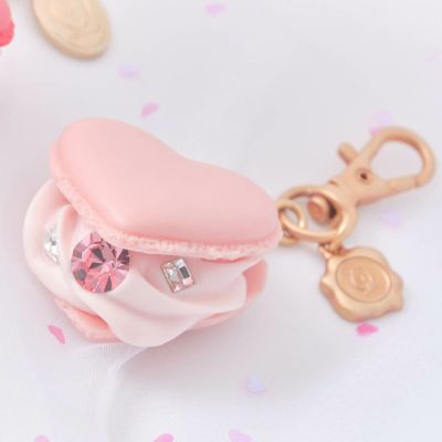 【残り1点】ラブハート ストロベリーミルクマカロン バッグチャーム