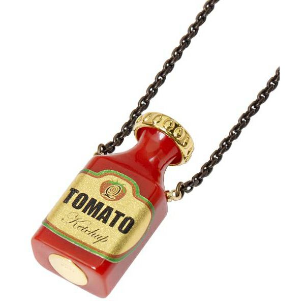 ケチャップボトル ネックレス【ハンバーガーシリーズ】
