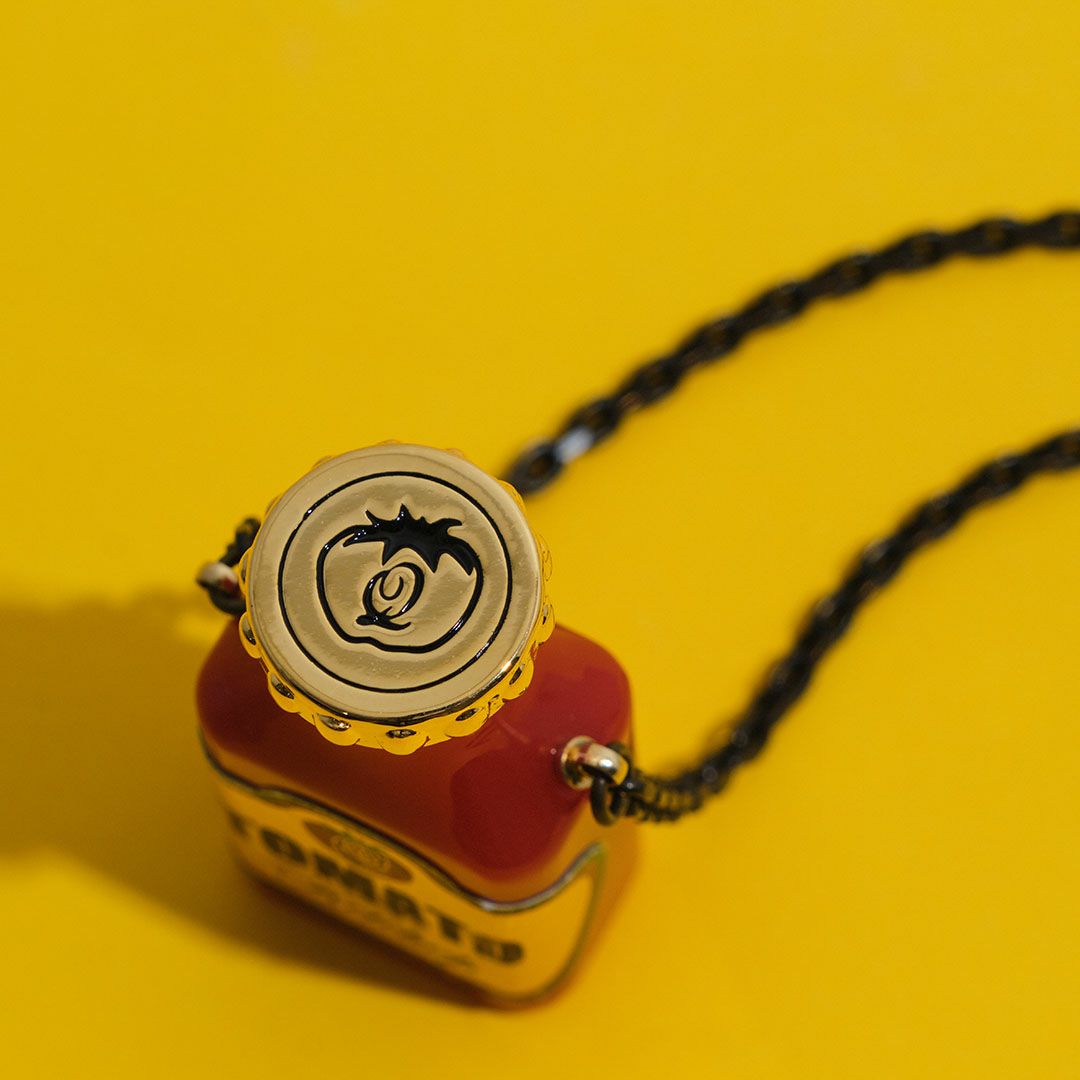 ケチャップボトル ネックレス【ハンバーガーシリーズ】