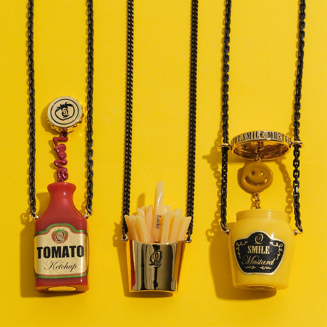 ケチャップボトル ネックレス【ハンバーガーシリーズ】