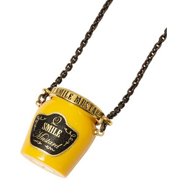 マスタードボトル ネックレス【ハンバーガーシリーズ】