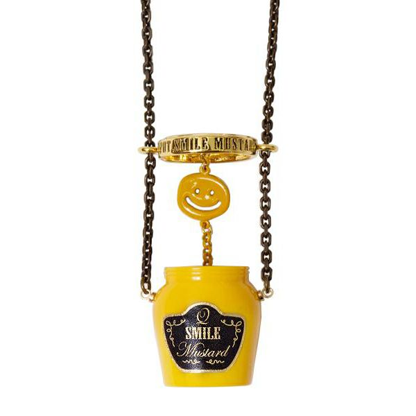 マスタードボトル ネックレス【ハンバーガーシリーズ】