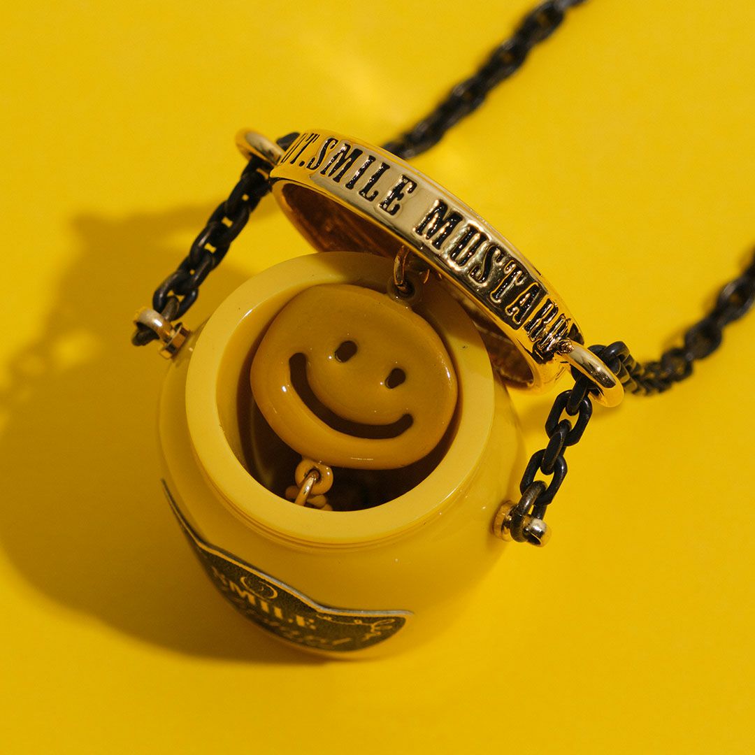 マスタードボトル ネックレス【ハンバーガーシリーズ】