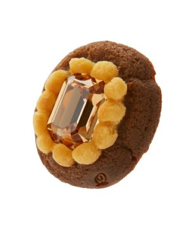 ジュエルクッキー ピアス　アプリコット