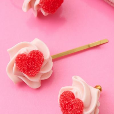 ラブハート ホイップクリーム ヘアピン
