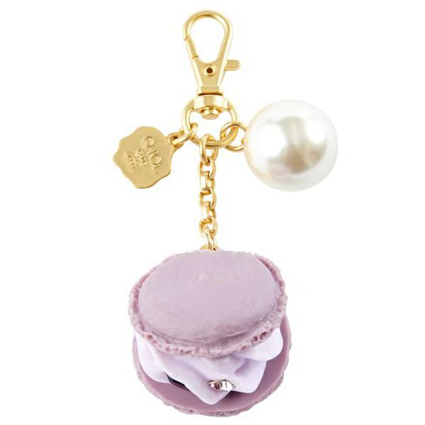 ブルーベリー マカロン ネックレス