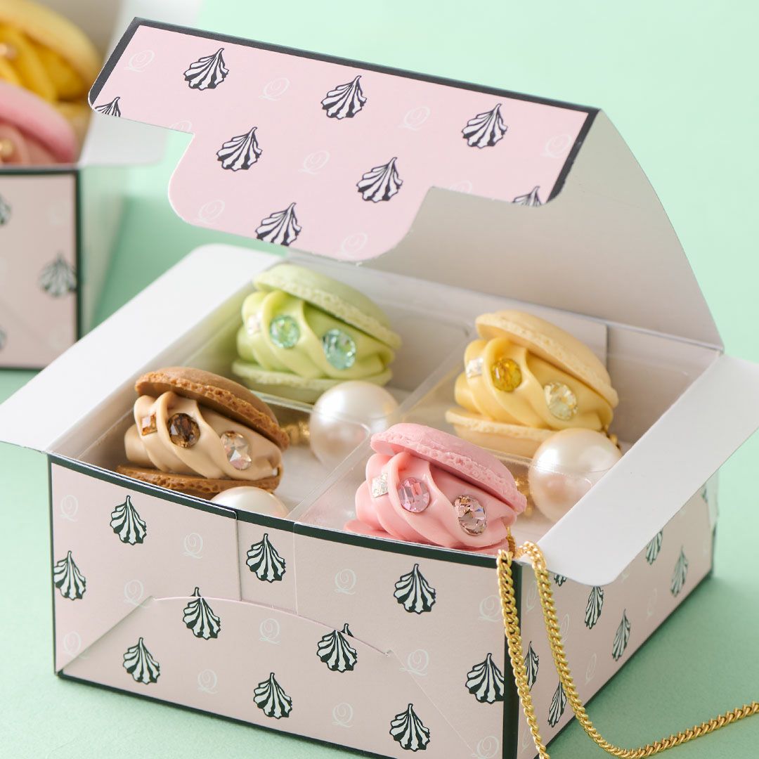 マカロン モカ バッグチャーム