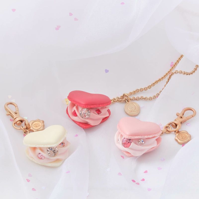 ラブハート バニラミルクマカロン バッグチャーム | Q-pot