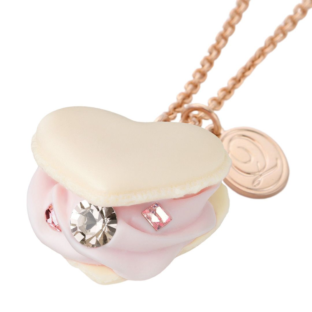 ラブハート バニラミルクマカロン ネックレス | Q-pot. ONLINE SHOP