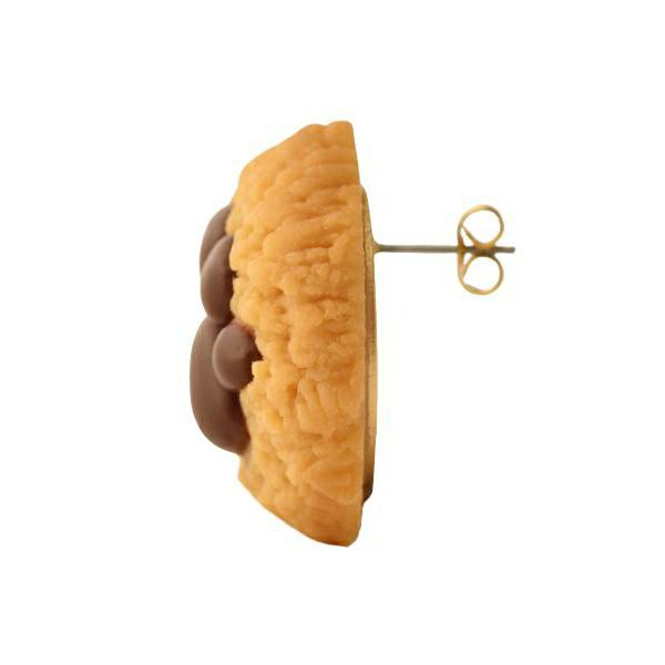 M's Casa。パイナップルクッキーピアス M's Casa。パイナップル