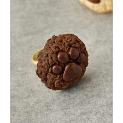 【残り1点】テディベアのニクキュウ チョコレート クッキー リング