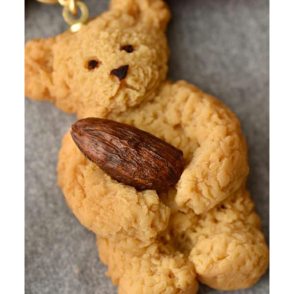 Q-pot. 新品　テディベア メイプル クッキー キーホルダー　アーモンド Teddy Bear Cookie 』ネックレス&キーホルダーが6月18日(金)一般