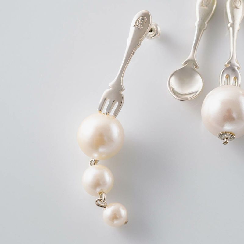 ン 大人気 新品 ノ フォーク ピアス【シルバー925】 | Q-pot. ONLINE SHOP アクセサリー