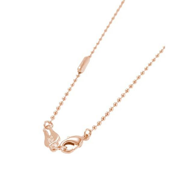 ボールチェーン ネックレス ピンクゴールド 60cm