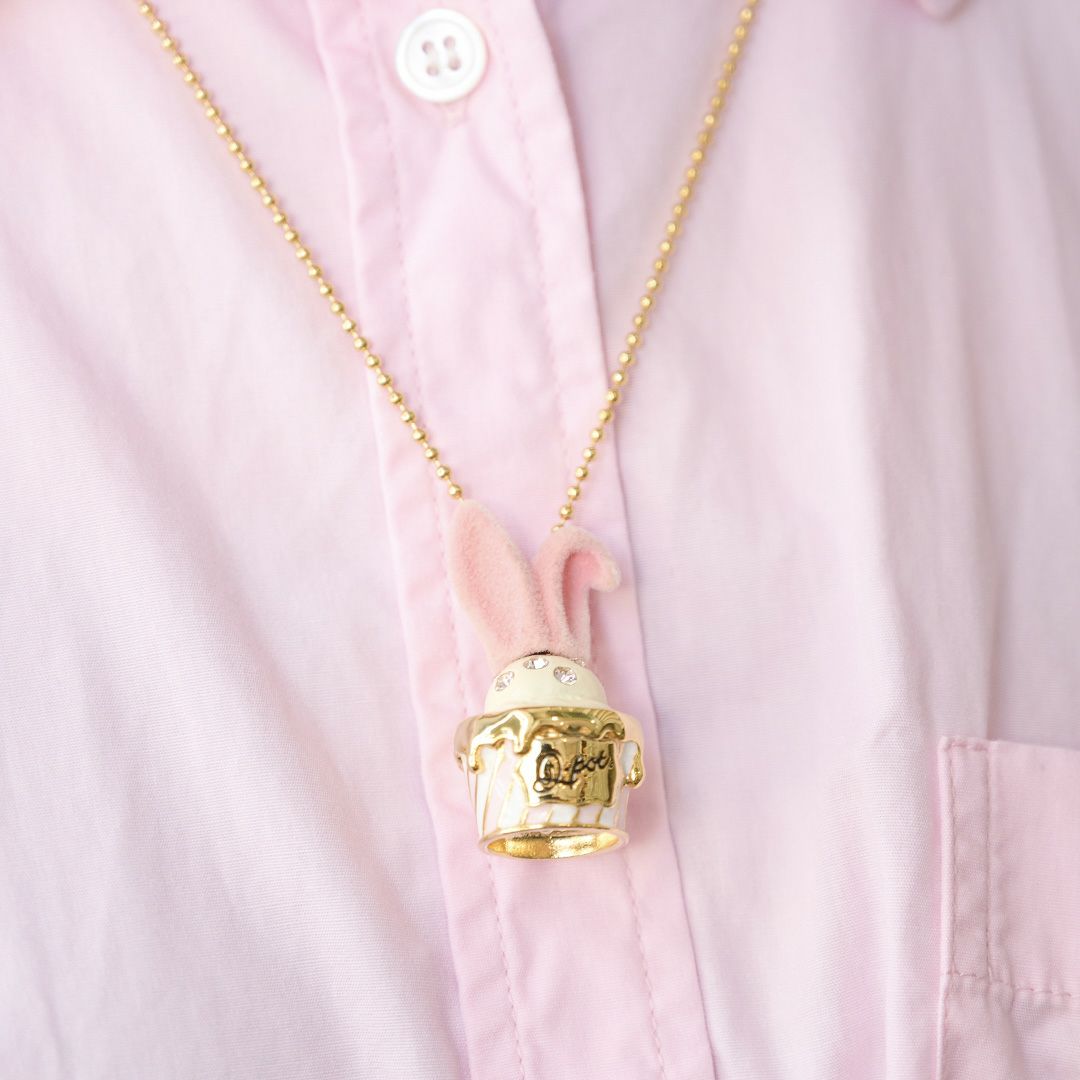 ボールチェーン ネックレス ピンクゴールド 60cm