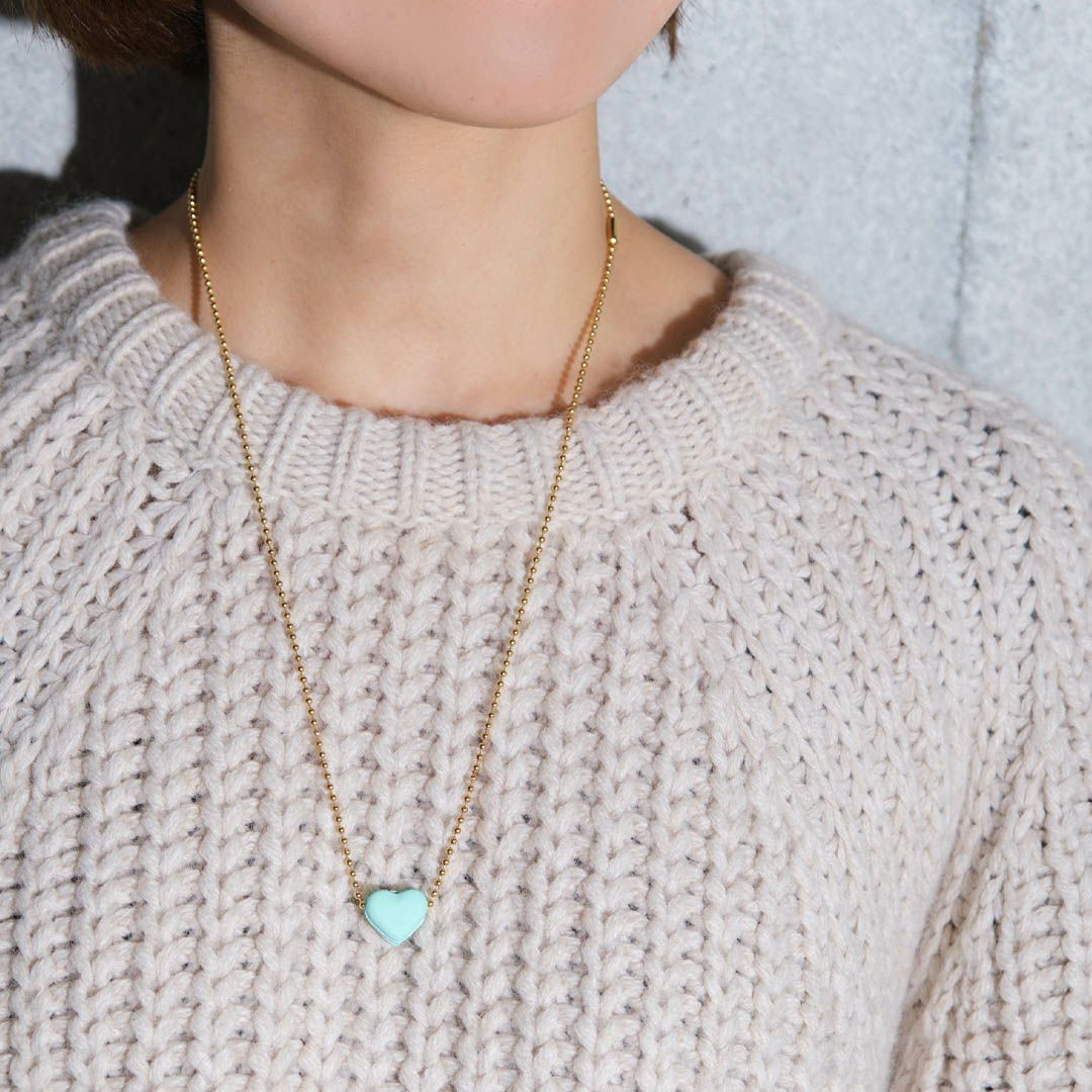 ボールチェーン ネックレス ゴールド 60cm