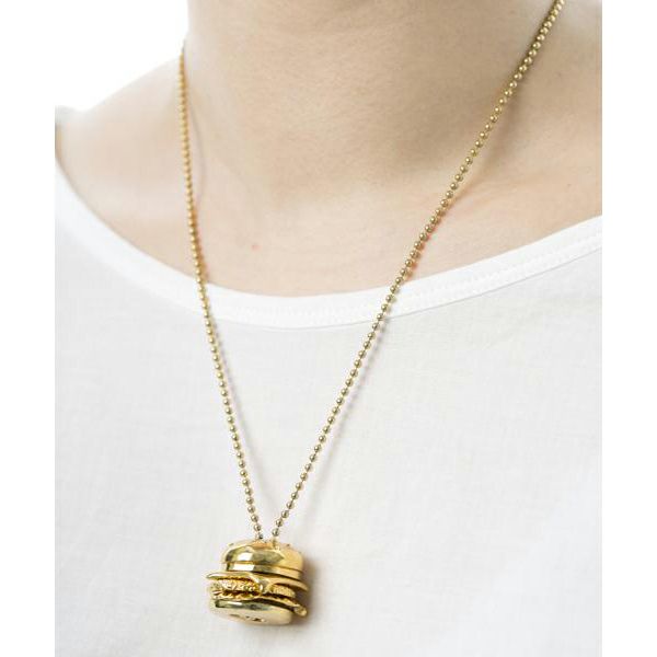 チャーム/バンズ(ゴールド)【ハンバーガーシリーズ】