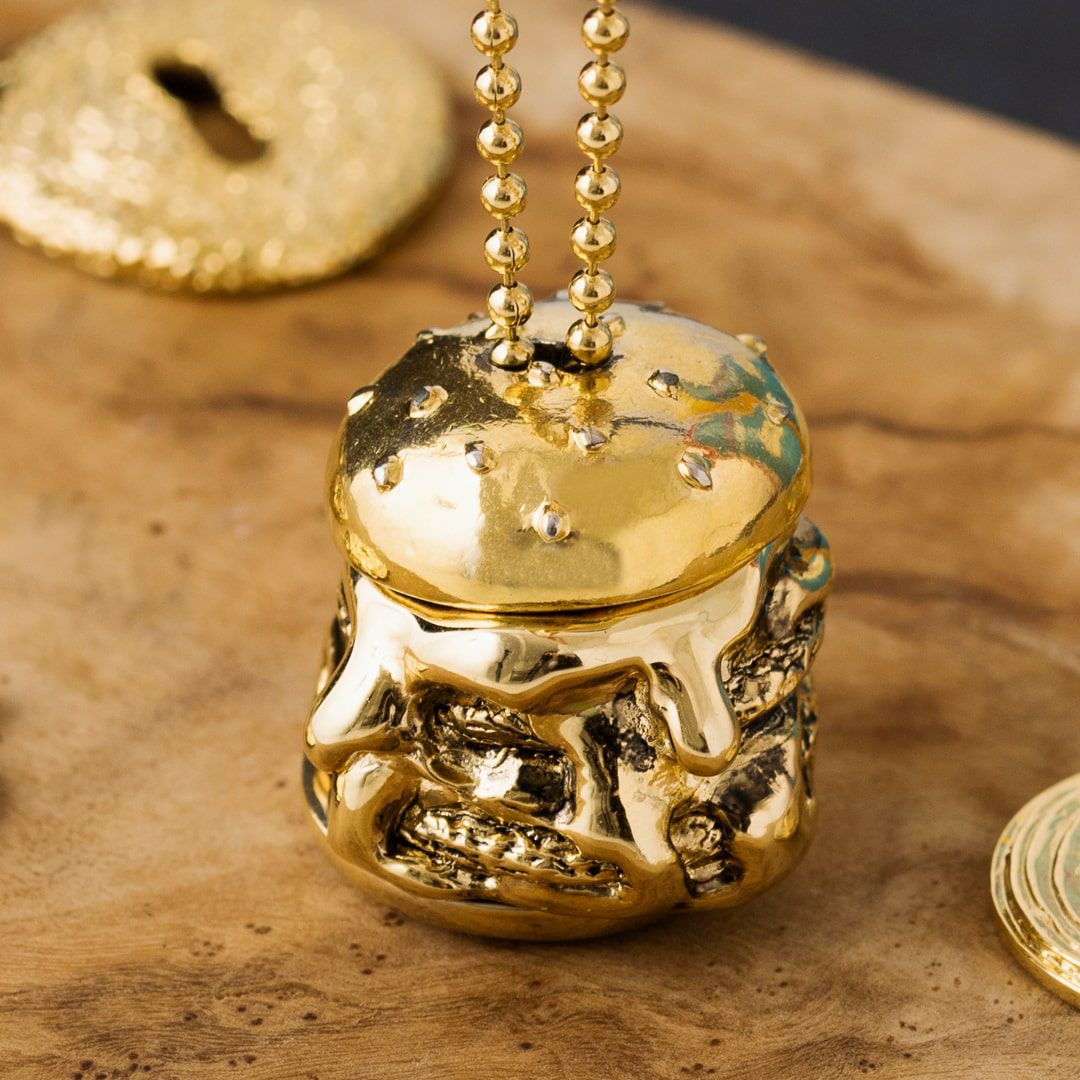 チャーム/バンズ(ゴールド)【ハンバーガーシリーズ】