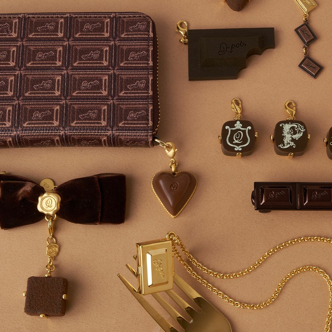 ブレスレット/エラベルシアワセ ベルベットリボン(ブラウン) | Q-pot