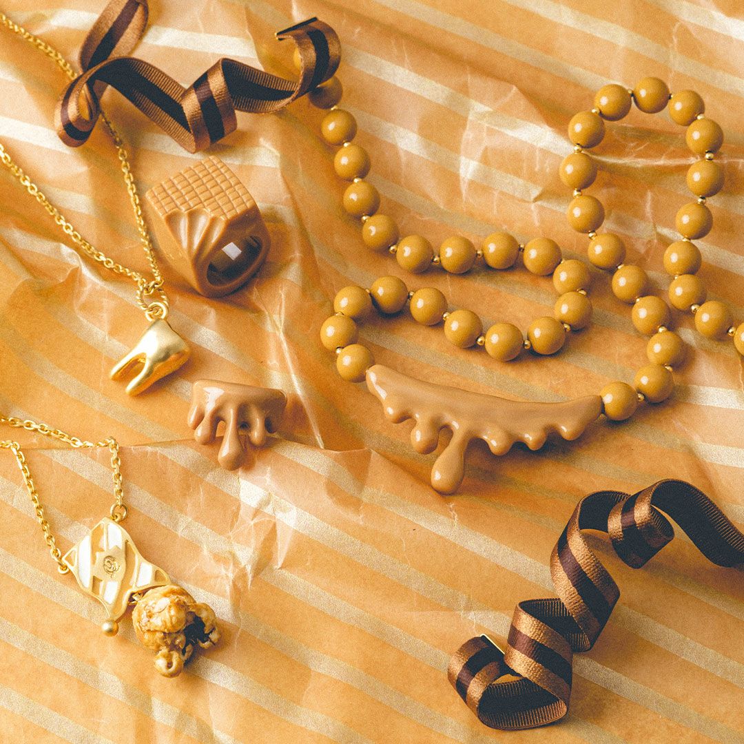 残り1点】キャラメル ミーツ トゥース ネックレスセット【スペシャル