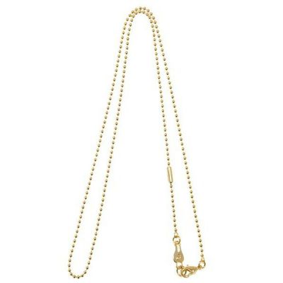 エラベルシアワセ ニッケルフリー ボールチェーン ネックレス (60cm)