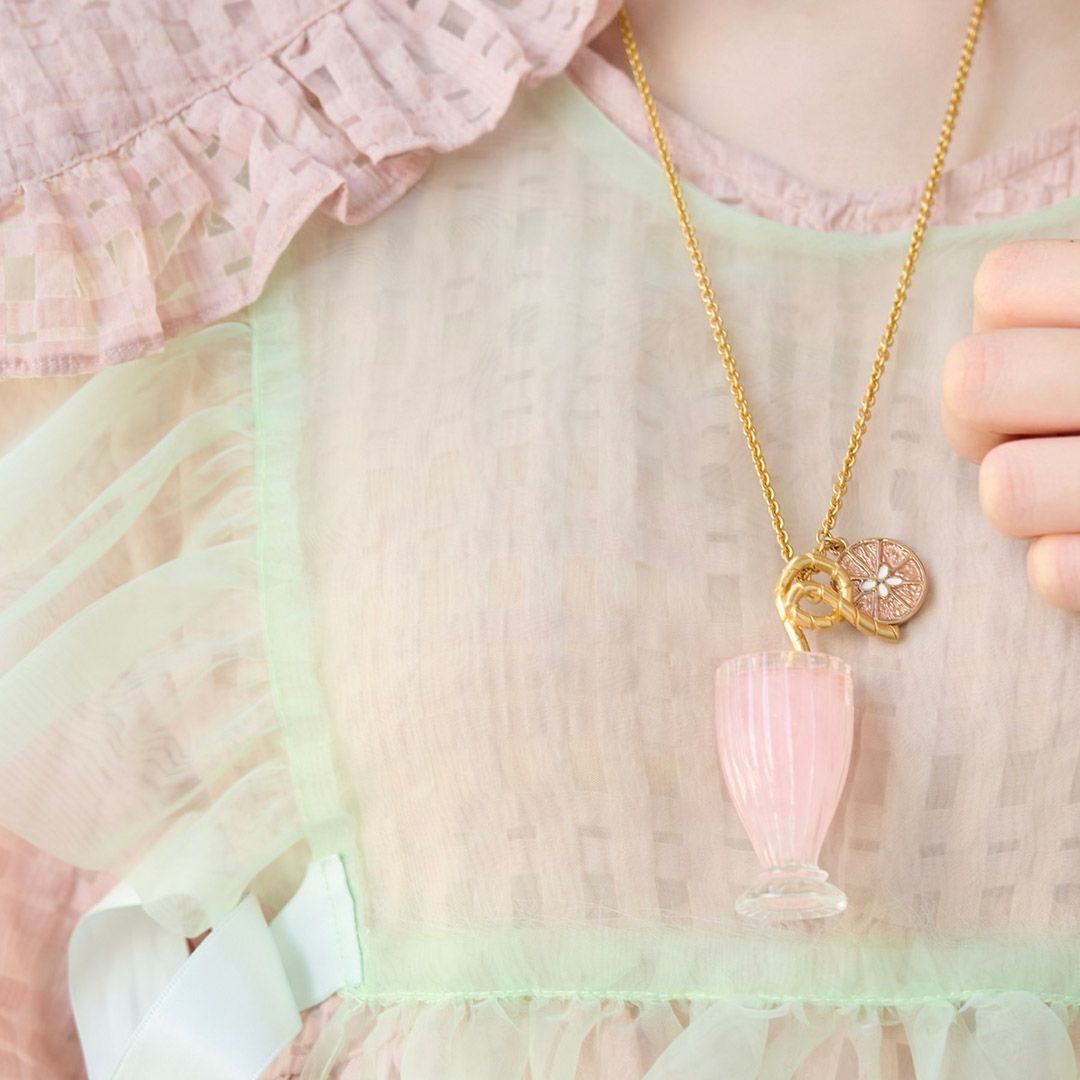 残り1点】フレッシュピンクレモネード ネックレス | Q-pot. ONLINE SHOP 