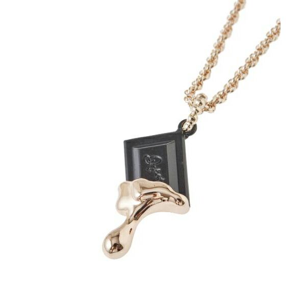 メルティーストロベリー　チョコレート ネックレス ピンクゴールド