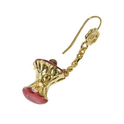 赤リンゴの芯 ピアス